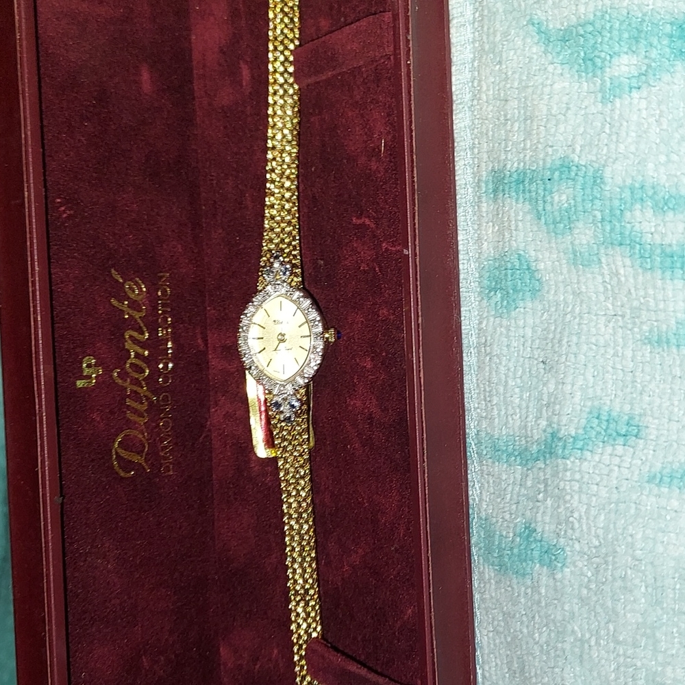 Lucien Piccard gold watch for women